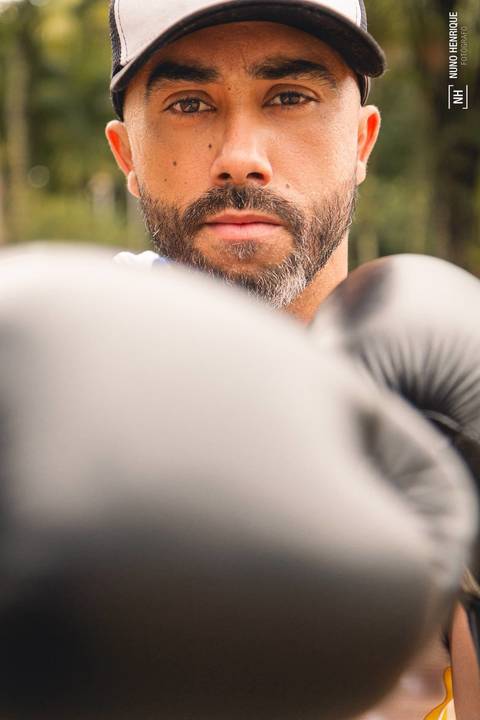 Ensaio fotográfico para material de divulgação do personal trainer Rogério Menezes no parque Prefeito Celso Daniel.'