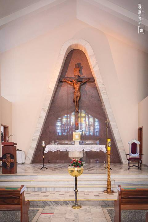 Fotos da missa de batismo do Carlos Borim Cima na Paróquia Santo Ivo, na cidade de São Paulo.'