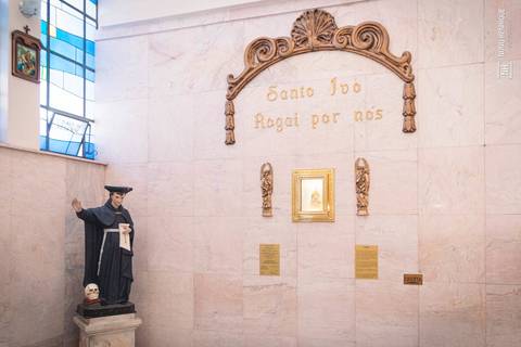 Fotos da missa de batismo do Carlos Borim Cima na Paróquia Santo Ivo, na cidade de São Paulo.'