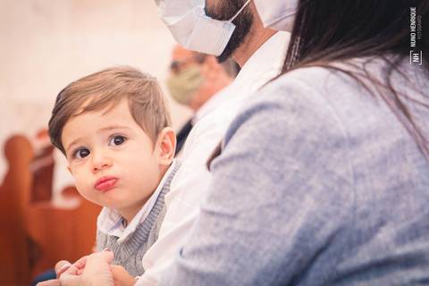 Fotos da missa de batismo do Carlos Borim Cima na Paróquia Santo Ivo, na cidade de São Paulo.'