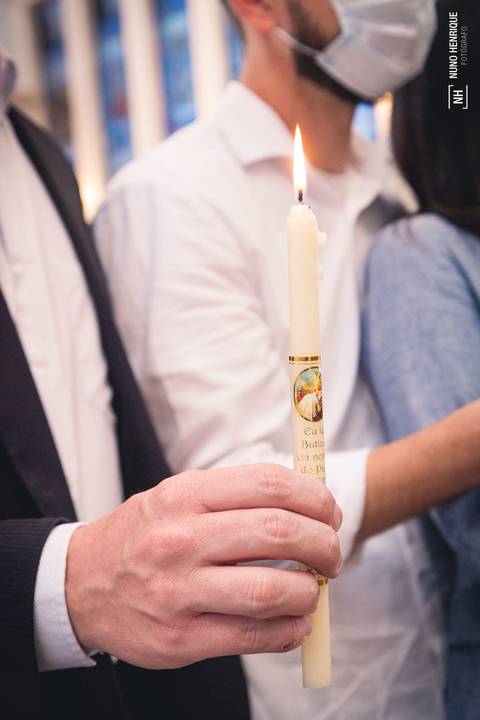 Fotos da missa de batismo do Carlos Borim Cima na Paróquia Santo Ivo, na cidade de São Paulo.'