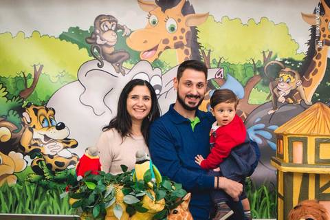 Fotografias da festa de aniversário do Carlos Borim Cima no Buffet Infantil Comics, na cidade de São Paulo.'