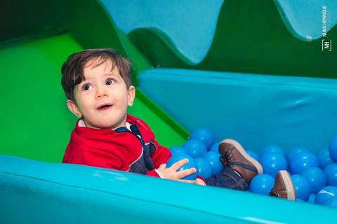 Fotografias da festa de aniversário do Carlos Borim Cima no Buffet Infantil Comics, na cidade de São Paulo.'