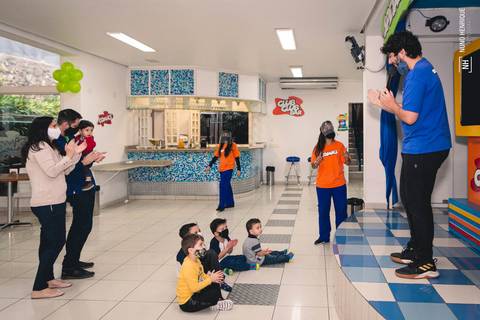 Fotografias da festa de aniversário do Carlos Borim Cima no Buffet Infantil Comics, na cidade de São Paulo.'