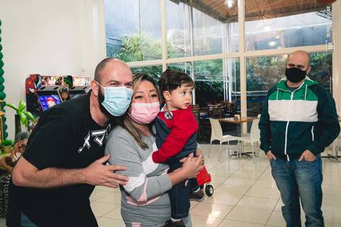 Fotografias da festa de aniversário do Carlos Borim Cima no Buffet Infantil Comics, na cidade de São Paulo.'