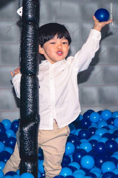 Aniversário infantil da Isabella Ota no Buffet Villa Dublin em São Paulo.'