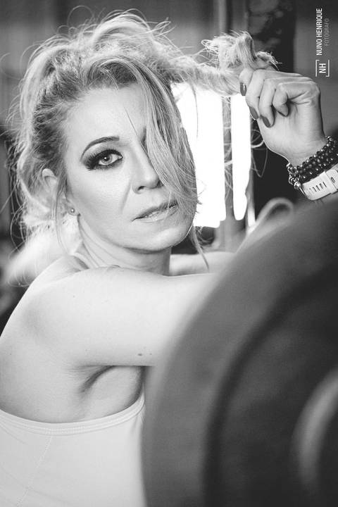 Ensaio fitness na Academia Estação 10, em Mauá, com a Lana Riccit.'