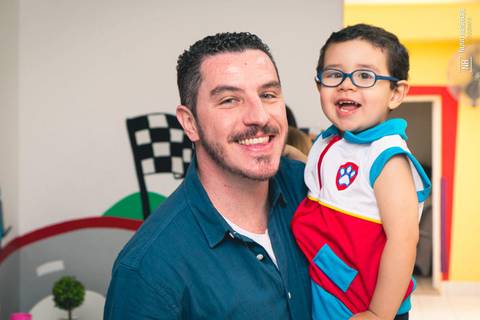 Fotografias do aniversário de 3 anos do Pietro no Buffet Alakazan, em São Paulo.'