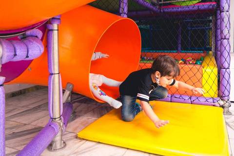 Fotografias do aniversário de 3 anos do Pietro no Buffet Alakazan, em São Paulo.'