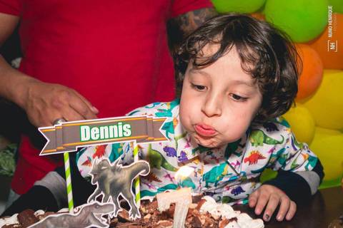 Festa de aniversário de 7 anos do Dennis, comemorada no Buffer New Star Shine, no bairro do Ipiranga.'