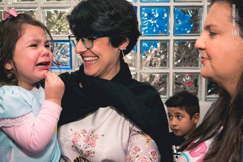 Festa de aniversário de 3 anos da Izadora com o tema da Galinha Pintadinha.'