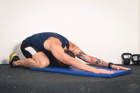 Personal trainer Guilherme Cerino no seu estúdio na cidade de Santo André'