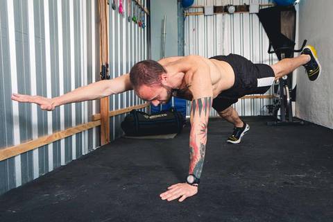 Personal trainer Guilherme Cerino no seu estúdio na cidade de Santo André'