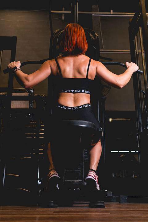 Ensaio com a Bete Félix na Academia Gym Class, na cidade de Mauá.'