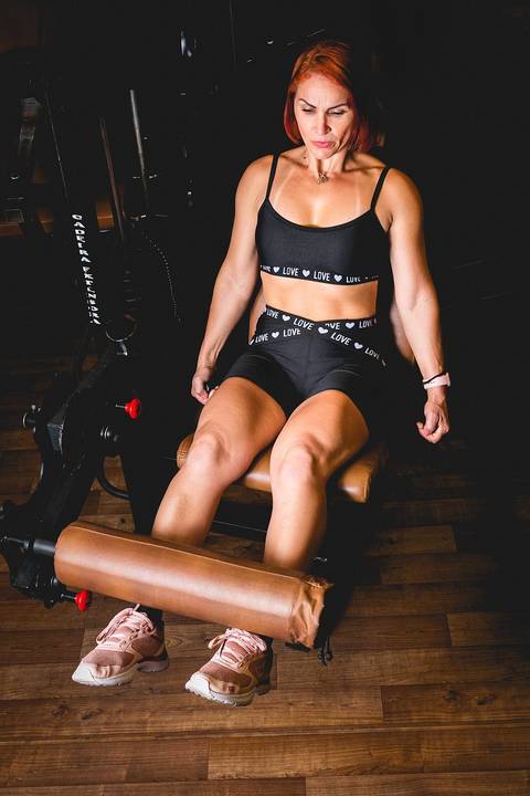 Ensaio com a Bete Félix na Academia Gym Class, na cidade de Mauá.'