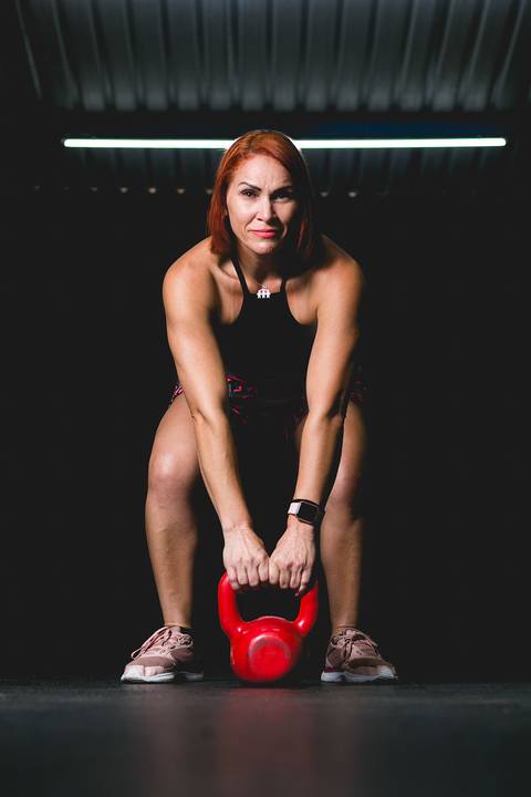 Ensaio com a Bete Félix na Academia Gym Class, na cidade de Mauá.'