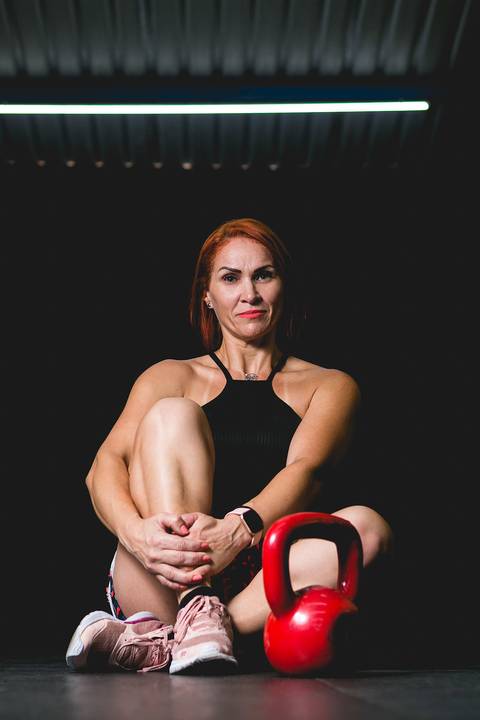 Ensaio com a Bete Félix na Academia Gym Class, na cidade de Mauá.'