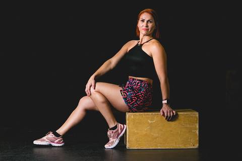 Ensaio com a Bete Félix na Academia Gym Class, na cidade de Mauá.'