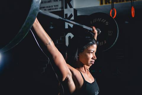 Ensaio fitness Crossfit com a coach Fabiana França no CT Evolution em Osasco.'
