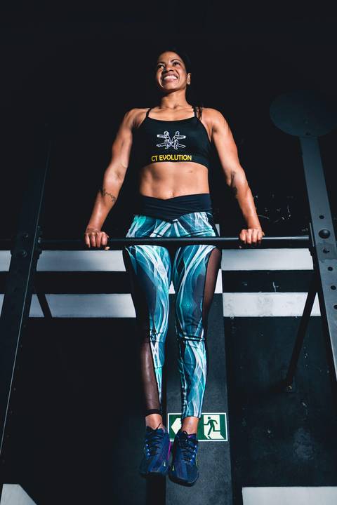 Ensaio fitness Crossfit com a coach Fabiana França no CT Evolution em Osasco.'