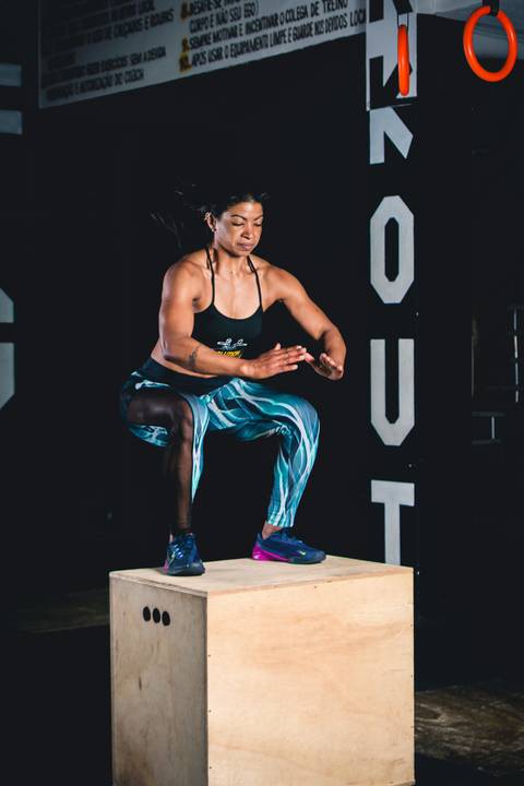 Ensaio fitness Crossfit com a coach Fabiana França no CT Evolution em Osasco.'