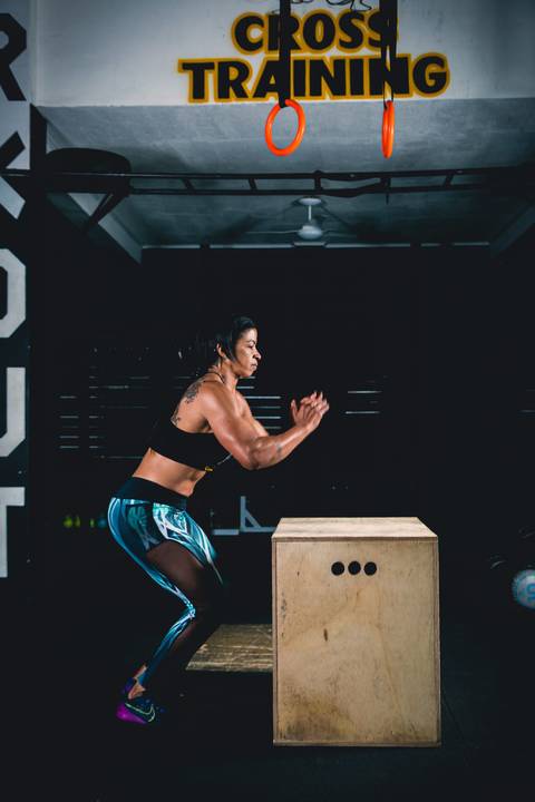 Ensaio fitness Crossfit com a coach Fabiana França no CT Evolution em Osasco.'