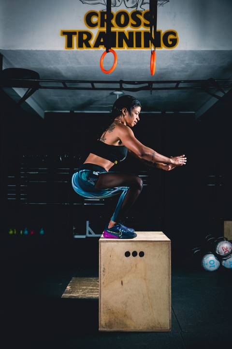 Ensaio fitness Crossfit com a coach Fabiana França no CT Evolution em Osasco.'