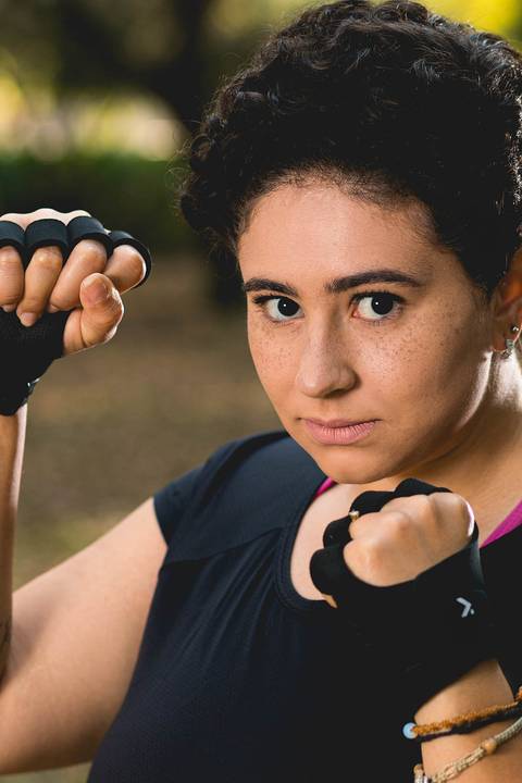 Criação de banco de imagens para a personal trainer Janaína Gomes, realizado no Parque Ibirapuera, em São Paulo.'