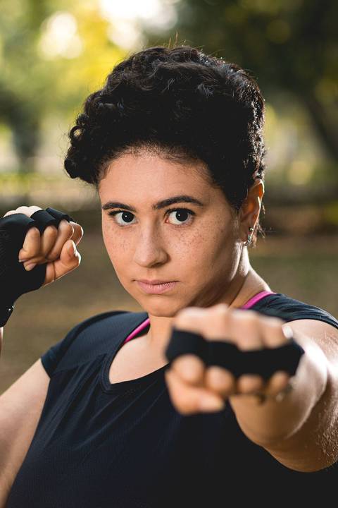 Criação de banco de imagens para a personal trainer Janaína Gomes, realizado no Parque Ibirapuera, em São Paulo.'