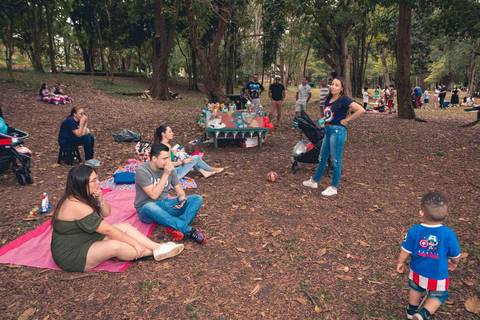 Festa de aniversário de 2 anos do Heitor Dechering com o tema dos Vingadores no parque Ibirapuera, em São Paulo.'