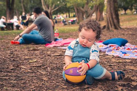 Festa de aniversário de 2 anos do Heitor Dechering com o tema dos Vingadores no parque Ibirapuera, em São Paulo.'