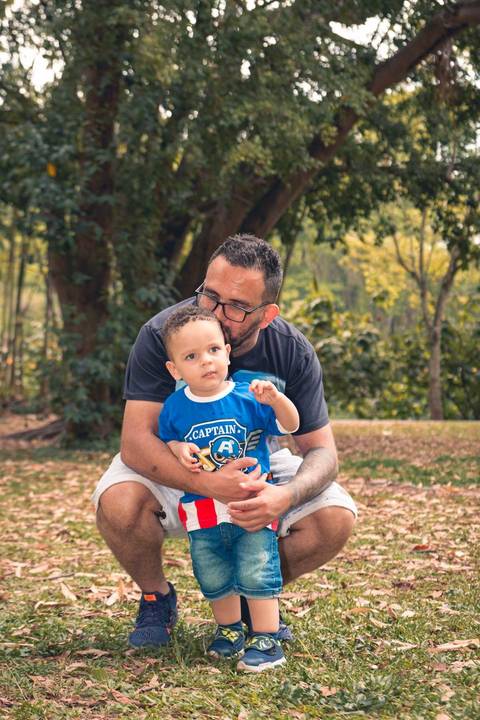 Festa de aniversário de 2 anos do Heitor Dechering com o tema dos Vingadores no parque Ibirapuera, em São Paulo.'