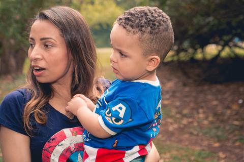 Festa de aniversário de 2 anos do Heitor Dechering com o tema dos Vingadores no parque Ibirapuera, em São Paulo.'