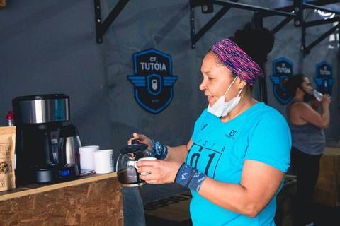 Atleta durante o CF Tutóia Games 2021'