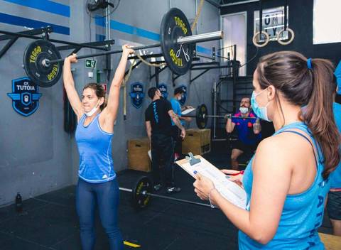 Atleta durante o CF Tutóia Games 2021'