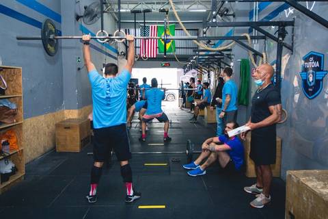 Atleta durante o CF Tutóia Games 2021'