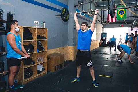 Atleta durante o CF Tutóia Games 2021'