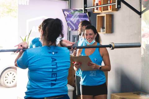 Atleta durante o CF Tutóia Games 2021'