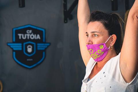 Atleta durante o CF Tutóia Games 2021'