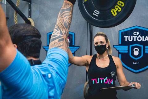 Atleta durante o CF Tutóia Games 2021'