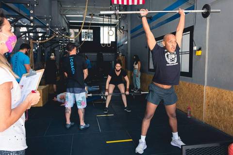 Atleta durante o CF Tutóia Games 2021'