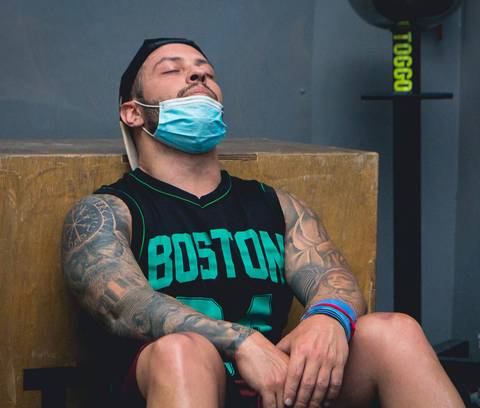 Atleta durante o CF Tutóia Games 2021'