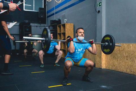 Atleta durante o CF Tutóia Games 2021'