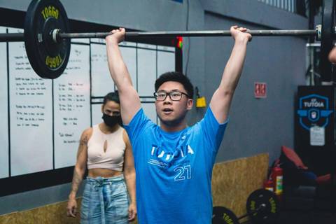 Atleta durante o CF Tutóia Games 2021'