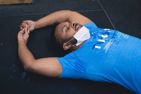 Atleta durante o CF Tutóia Games 2021'