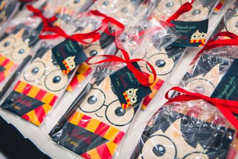 Foto da festa de aniversário da Isabella com o tema de Harry Potter no Buffet Infantil Bugui Ugui, Vila Mascote em São Paulo. '