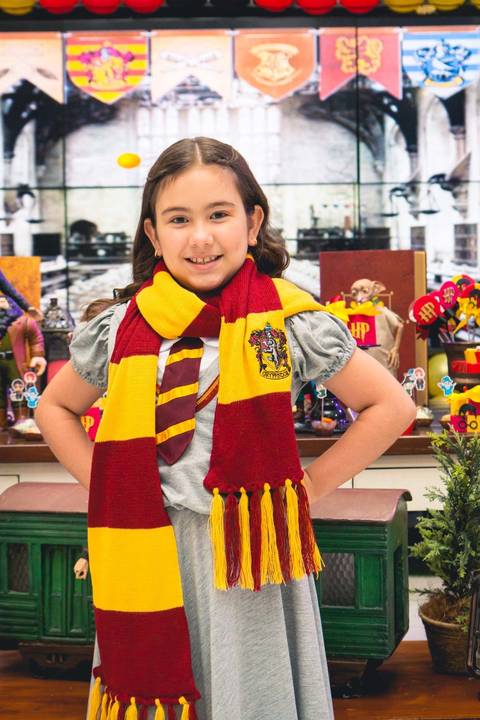 Foto da festa de aniversário da Isabella com o tema de Harry Potter no Buffet Infantil Bugui Ugui, Vila Mascote em São Paulo. '