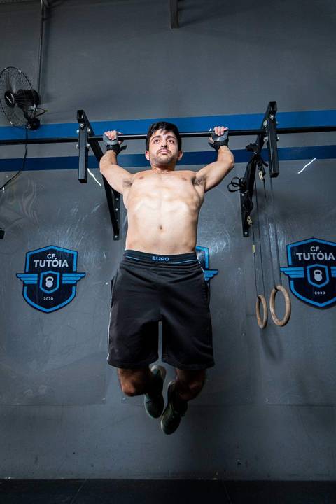 Ensaio fitness de crossfit com Bruno Mamede no box CF Tutóia, localizado no bairro do Paraíso em São Paulo.'