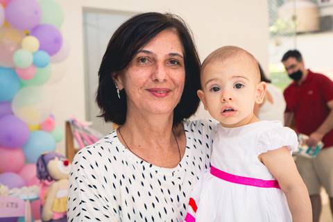 Fotos do aniversário de 1 ano da Helena com o tema de circo.'