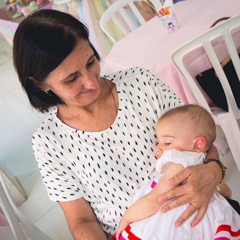 Fotos do aniversário de 1 ano da Helena com o tema de circo.'